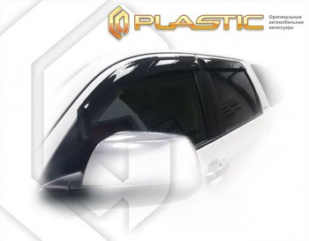 2 199 р. Дефлектора окон CA-Plastic Toyota Sequoia XK60 дорестайлинг (2007-2017) (серия Classic полупрозрачный)  с доставкой в г. Самара. Увеличить фотографию 2