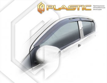2 199 р. Дефлектора окон (рынок Японии) CA-Plastic Toyota Passo 3 рестайлинг (2018-2025) (серия Classic полупрозрачный, без хром. молдинга )  с доставкой в г. Самара. Увеличить фотографию 2