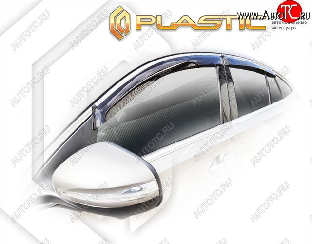 1 989 р. Ветровики дверей CA-Plastic  Mercedes-Benz GLE Coupe  C167 (2019-2025) (Classic полупрозрачный, Без хром. молдинга)  с доставкой в г. Самара