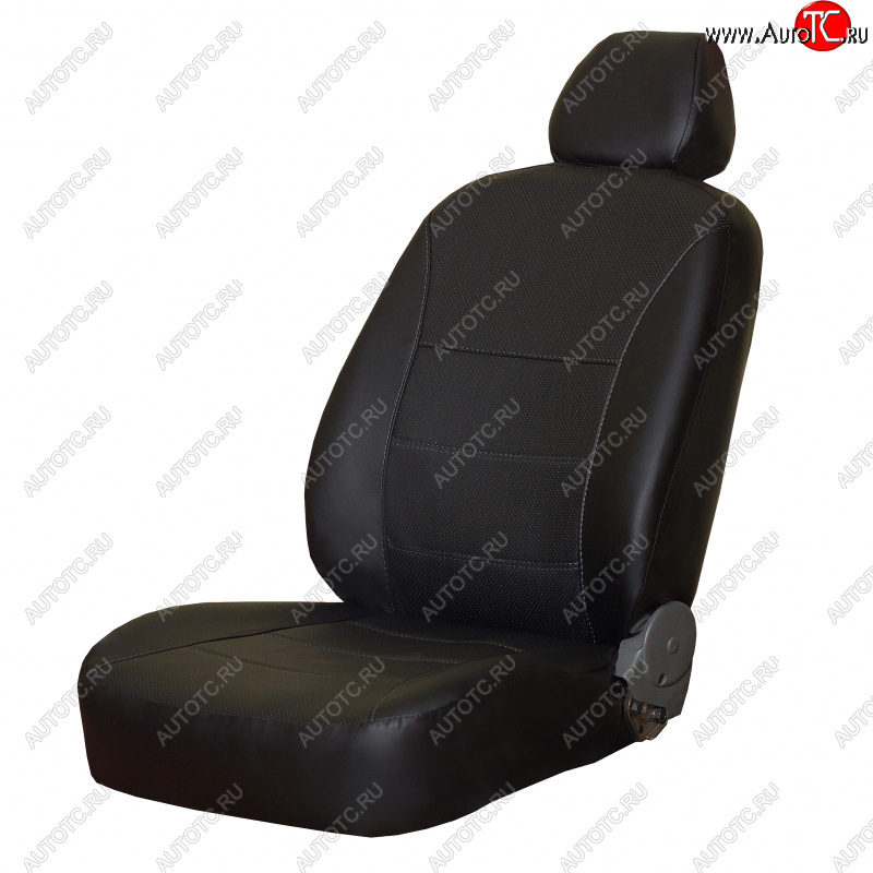 4 749 р. Чехлы сидений (экокожа) ПЕТРОВ Орегон  Ford C-max  Mk1 (2007-2010) рестайлинг (Черный)  с доставкой в г. Самара