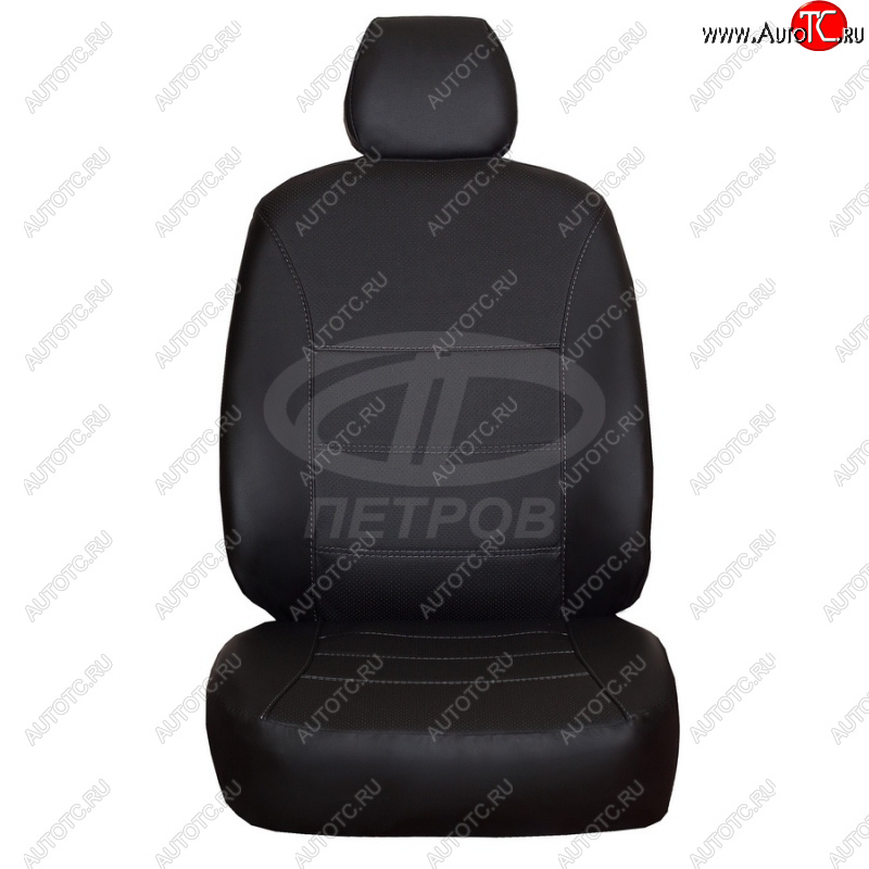 4 749 р. Чехлы сидений (экокожа) ПЕТРОВ Орегон  Mazda 6  GH (2007-2012) дорестайлинг седан, рестайлинг седан (черный)  с доставкой в г. Самара