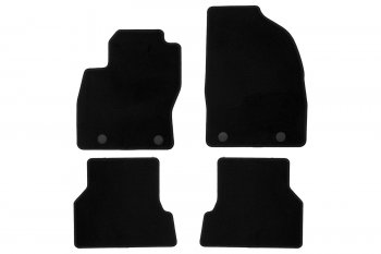 Коврики салона (текстиль) Klever Econom Ford Focus 2  седан дорестайлинг (2004-2008) (Чёрные)