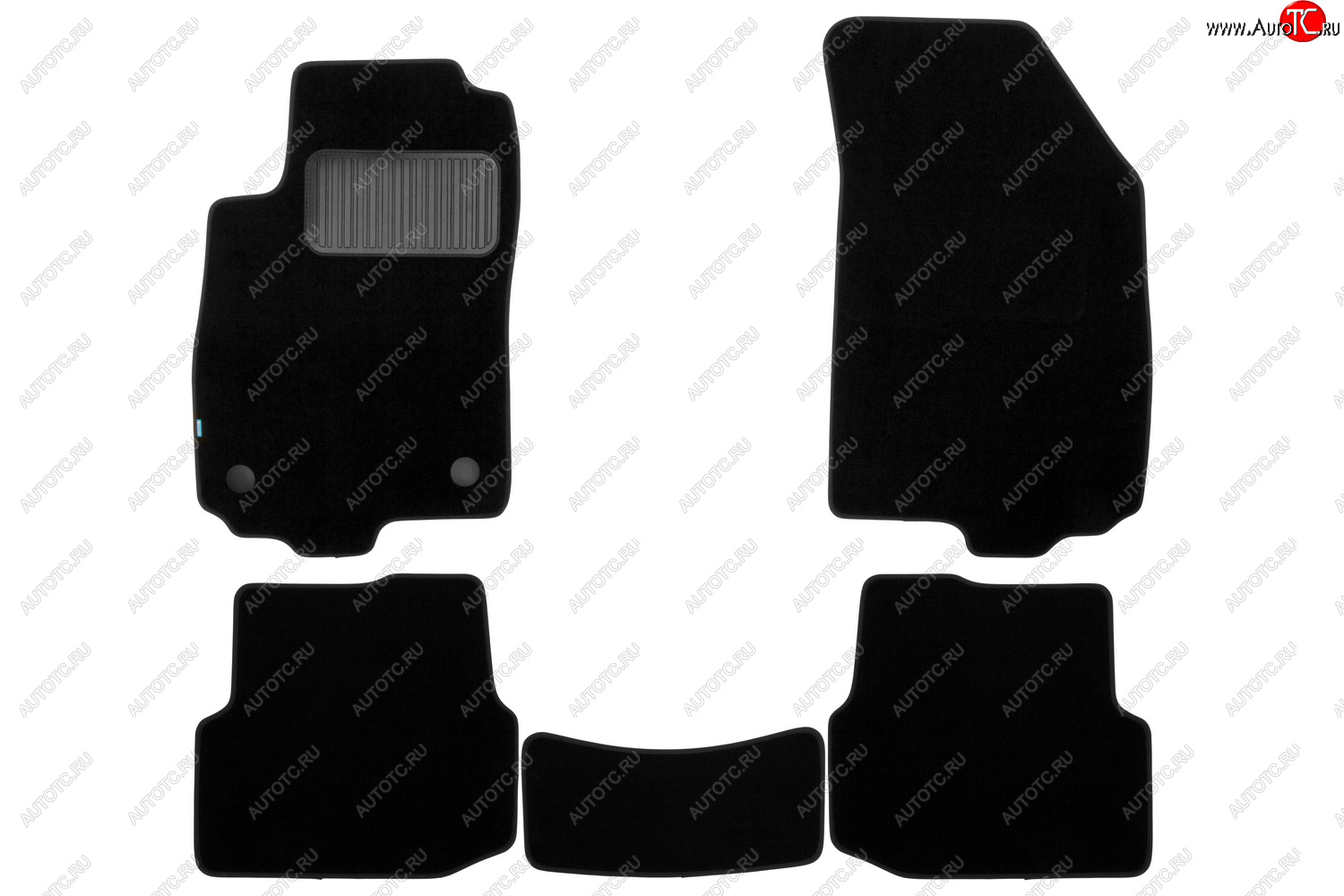 8 999 р. Коврики салона (текстиль) Klever Premium Chevrolet Aveo T300 седан (2011-2015) (Чёрные)  с доставкой в г. Самара