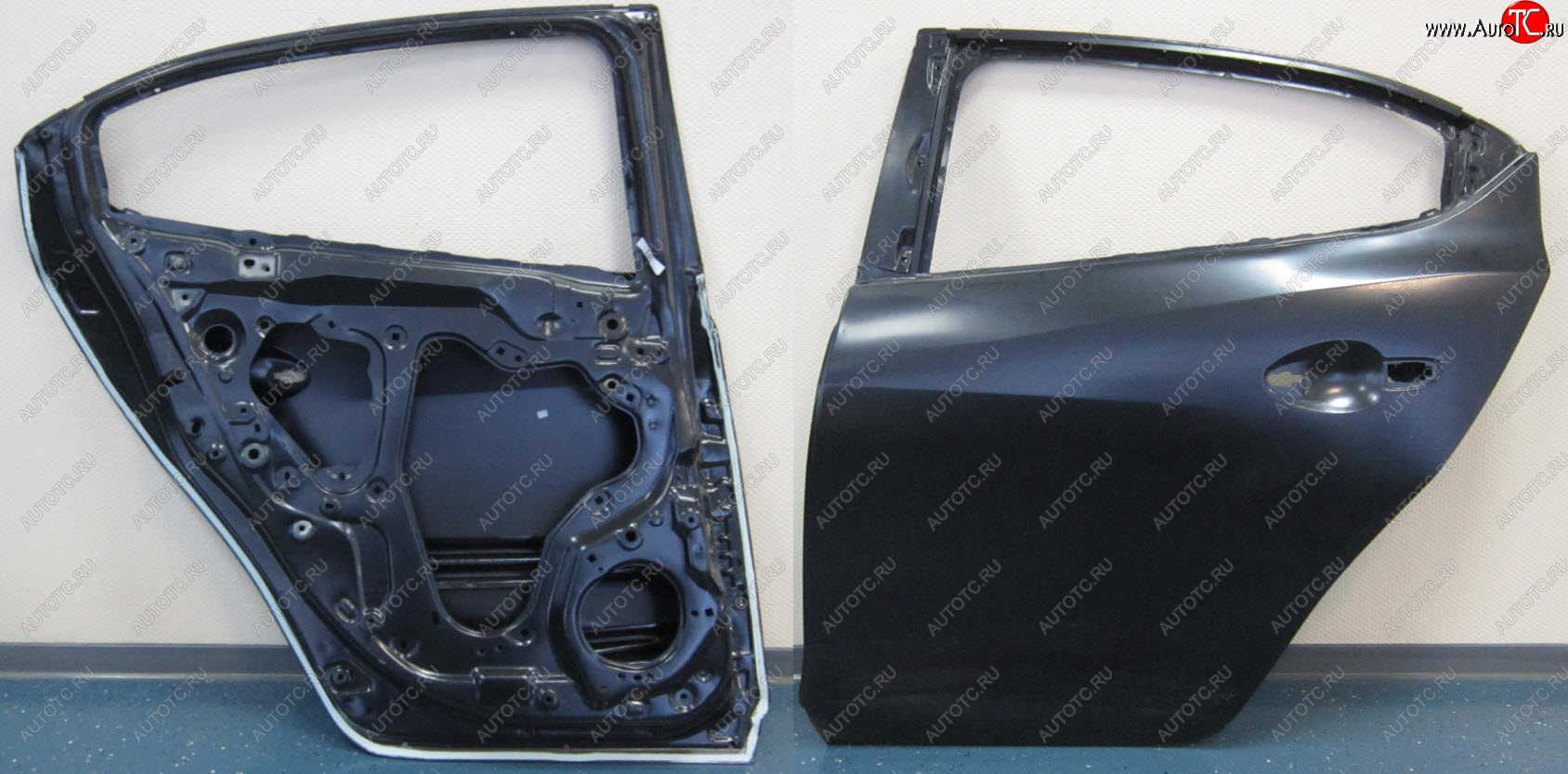 13 599 р. Левая дверь задняя BodyParts Mazda 3/Axela BM дорестайлинг седан (2013-2016) (Неокрашенная)  с доставкой в г. Самара
