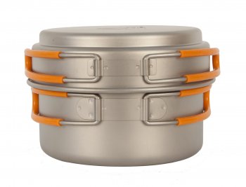 4 999 р. Кастрюля с крышкой 800 мл Kovea NZ Titanium Cookware 800 мл. KOVEA ts-012  с доставкой в г. Самара. Увеличить фотографию 2