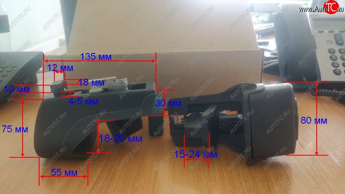 3 149 р. Комплект опор багажника для любого типа поперечин DELTA PARTNER (с замком) Daewoo Kalos (2002-2008)  с доставкой в г. Самара