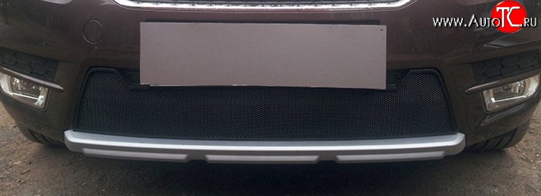 1 469 р. Сетка на бампер City Russtal (черная) Skoda Yeti (2013-2018)  с доставкой в г. Самара
