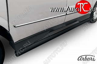 6 389 р. Защита порогов Arbori SSANGYONG Actyon Sport (2012-2025)  с доставкой в г. Самара
