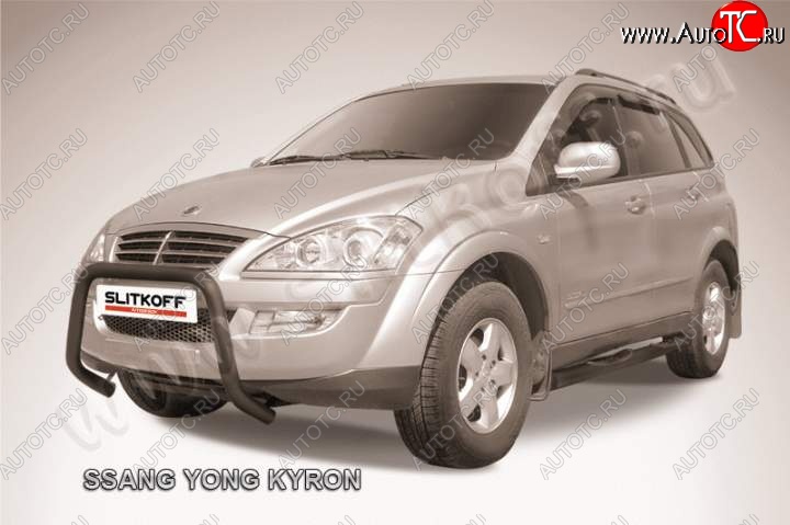 15 849 р. Кенгурятник низкий d57 мини SSANGYONG Kyron дорестайлинг (2005-2007) (Цвет: серебристый)  с доставкой в г. Самара