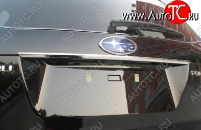 2 199 р. Верхняя накладка на крышку багажника СТ Subaru Forester SJ дорестайлинг (2012-2016)  с доставкой в г. Самара