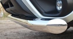 16 999 р. Одинарная защита переднего бампера диаметром 76 мм SLITKOFF Subaru Forester SJ дорестайлинг (2012-2016)  с доставкой в г. Самара. Увеличить фотографию 4