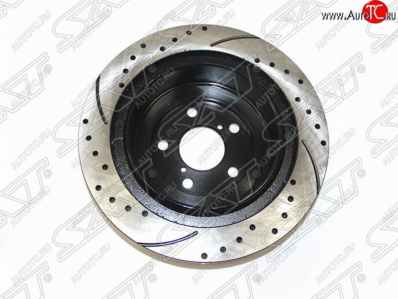 6 499 р. Комплект задних дисков SAT (перфорированые, 290 мм) Subaru Forester SH (2008-2013)  с доставкой в г. Самара
