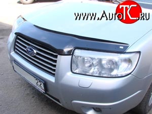 2 389 р. Дефлектор капота NovLine Subaru Forester SG дорестайлинг (2002-2005)  с доставкой в г. Самара