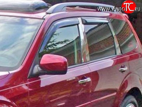 1 039 р. Дефлекторы окон (ветровики) Novline 4 шт Subaru Forester SH (2008-2013)  с доставкой в г. Самара