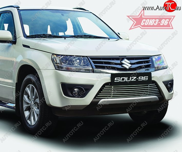 3 374 р. Декоративный элемент воздухозаборника Souz-96 (d10) Suzuki Grand Vitara JT 5 дверей 2-ой рестайлинг (2012-2016)  с доставкой в г. Самара