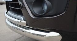 18 399 р. Защита переднего бампера (2 трубыØ76 и 42 мм, нержавейка) SLITKOFF Suzuki Grand Vitara JT 5 дверей 2-ой рестайлинг (2012-2016)  с доставкой в г. Самара. Увеличить фотографию 3
