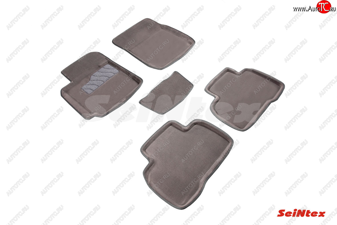 6 709 р. Текстильные 3D коврики в салон SEINTEX серые  Suzuki Grand Vitara ( JT 5 дверей,  JT 3 двери) (2005-2012) дорестайлинг, 1-ый рестайлинг  с доставкой в г. Самара