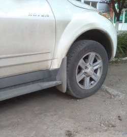 649 р. Универсальные задние брызговики (широкие) ПТП64 Uni3 Mercedes-Benz GLK class X204 рестайлинг (2012-2015)  с доставкой в г. Самара. Увеличить фотографию 10