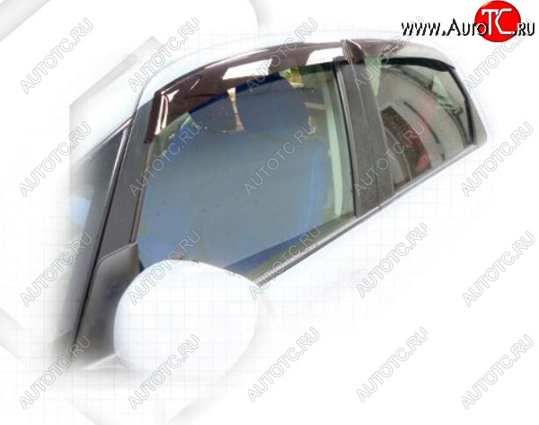 1 999 р. Дефлектора окон CA-Plastiс Suzuki SX4 YA21S,YB21S дорестайлинг, хэтчбэк (2006-2011) (Classic полупрозрачный, Без хром.молдинга)  с доставкой в г. Самара