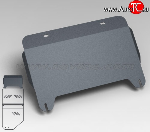 3 699 р. Защита картера двигателя Novline (2.3/3.2, МКПП/АКПП, 3 мм) ТАГАЗ Road Partner (2009-2011)  с доставкой в г. Самара