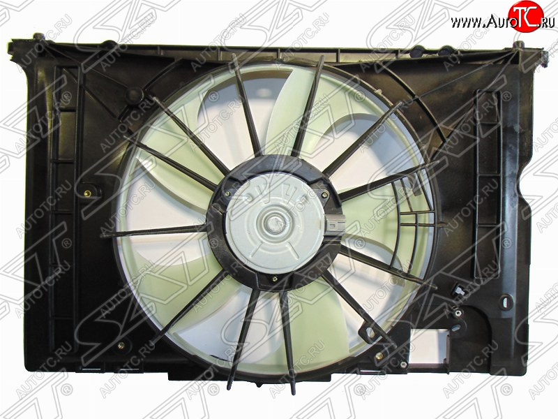 6 199 р. Диффузор радиатора в сборе SAT Toyota Auris E150 хэтчбэк 5 дв. дорестайлинг (2006-2010)  с доставкой в г. Самара