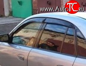 999 р. Комплект дефлекторов окон (ветровиков) 4 шт. (седан) Russtal Toyota Avensis T220 седан рестайлинг (2000-2003)  с доставкой в г. Самара