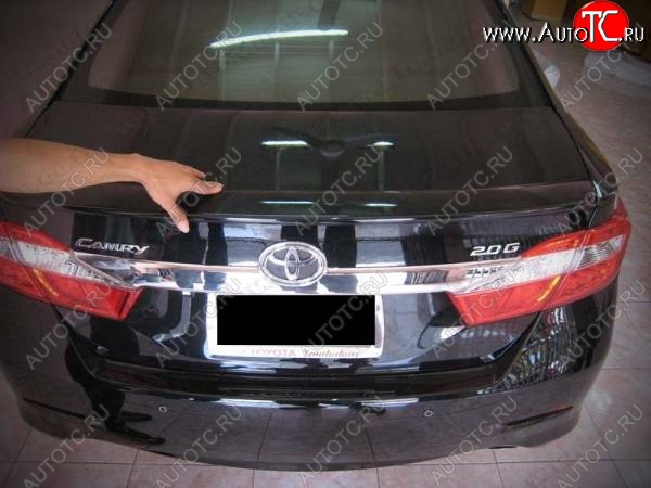 3 049 р. Лип спойлер CT v3 Toyota Camry XV55 1-ый рестайлинг (2014-2017) (Неокрашенный)  с доставкой в г. Самара