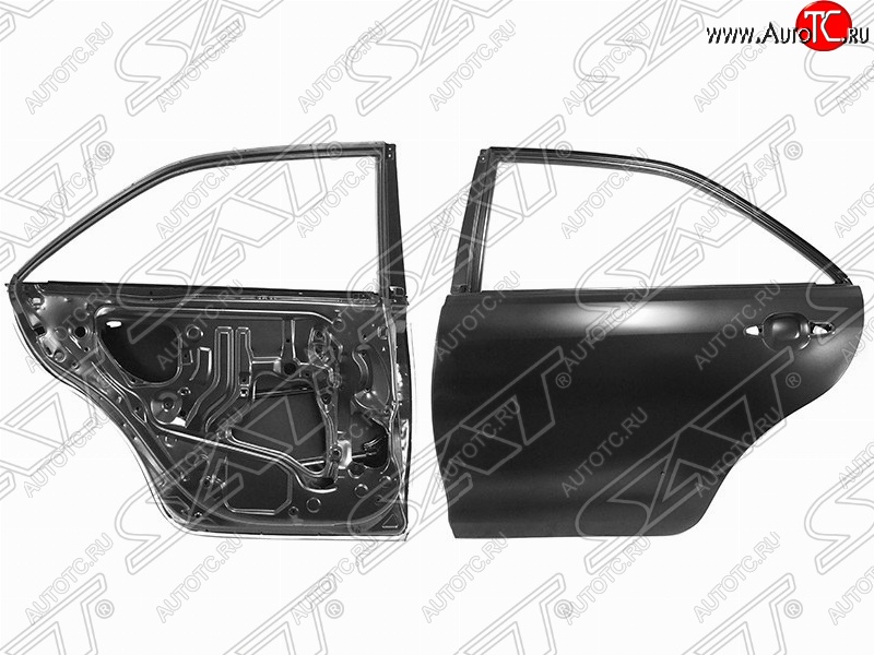 7 699 р. Левая дверь задняя SAT Toyota Camry XV40 рестайлинг (2009-2011) (Неокрашенная)  с доставкой в г. Самара