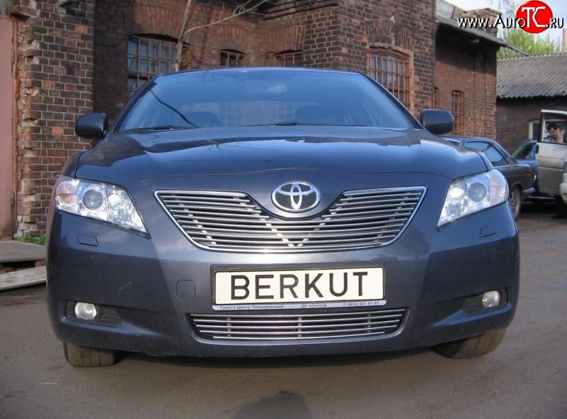 5 199 р. Декоративная вставка воздухозаборника Berkut Toyota Camry XV40 рестайлинг (2009-2011)  с доставкой в г. Самара