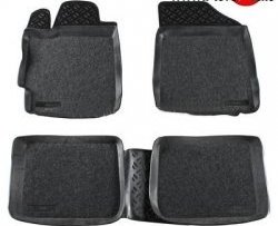 Комплект ковриков в салон Aileron 4 шт. (полиуретан, покрытие Soft) Toyota Camry  XV40 (2009-2011) рестайлинг