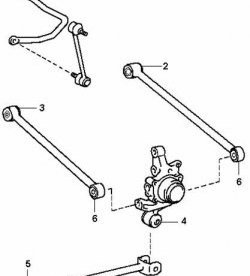 186 р. Полиуретановая втулка стабилизатора задней подвески Точка Опоры Toyota Camry V40 (1994-1998)  с доставкой в г. Самара. Увеличить фотографию 2