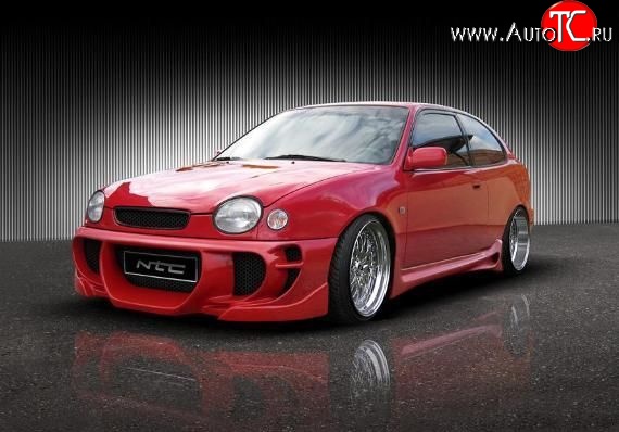 22 899 р. Передний бампер EVO Toyota Corolla E110 седан дорестайлинг (1997-2000)  с доставкой в г. Самара