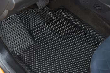 5 399 р. Коврики в салон EVA 3D РОМБ (полимер)  Toyota Corolla ( E150,  E140) (2006-2013) седан дорестайлинг, седан рестайлинг  с доставкой в г. Самара. Увеличить фотографию 3