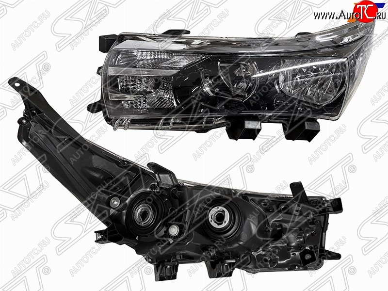 7 449 р. Левая фара SAT (галоген, без ДХО) Toyota Corolla E180 дорестайлинг (2013-2016)  с доставкой в г. Самара