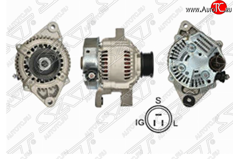 7 999 р. Генератор SAT (12V/70A, 5AFE) Toyota Corolla Levin EA100 купе (1992-1997)  с доставкой в г. Самара