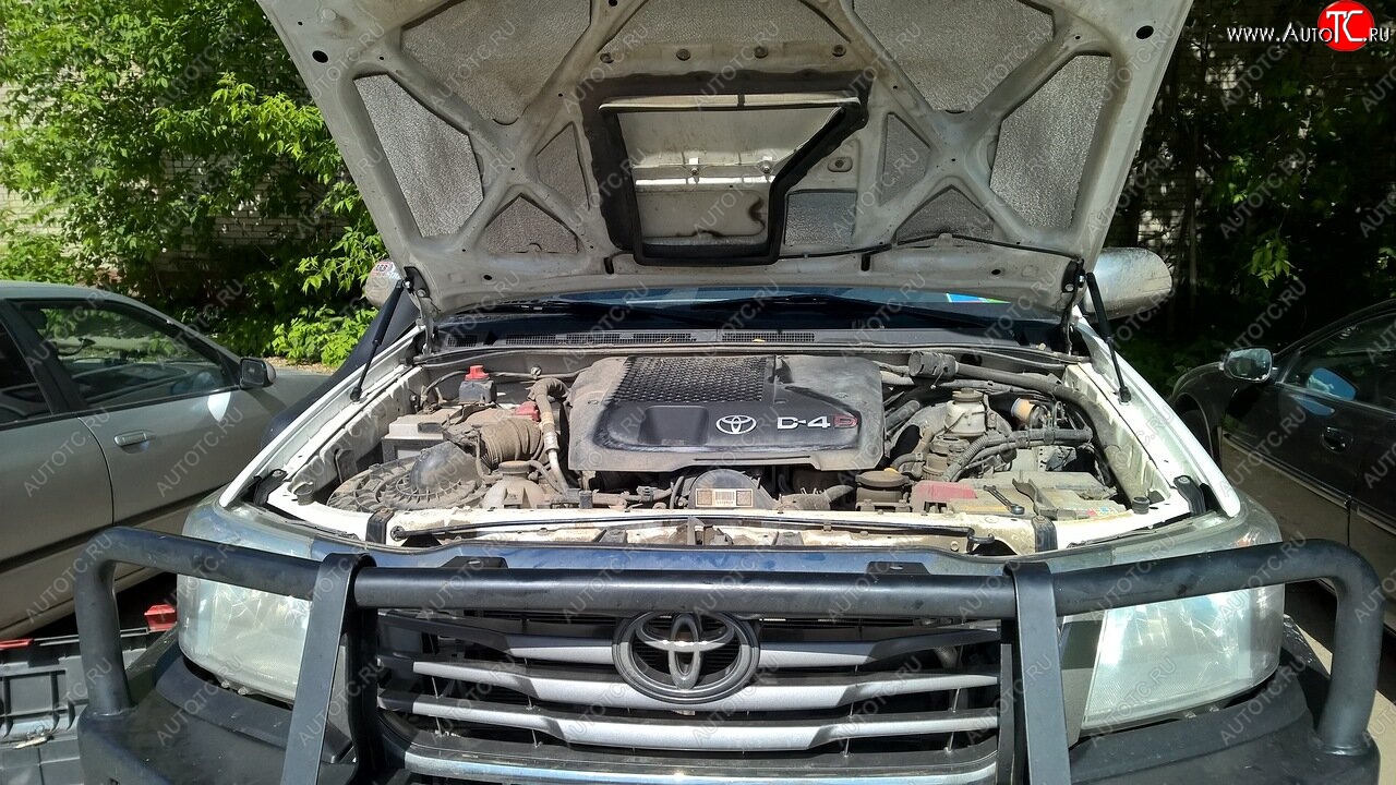 2 049 р. Упоры капота Russtal Toyota Hilux AN10,AN20 дорестайлинг (2004-2008)  с доставкой в г. Самара