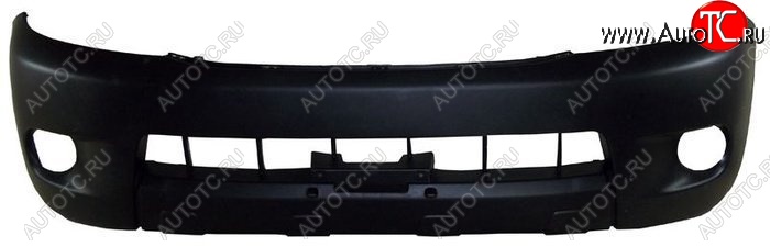 2 399 р. Передний бампер SAT Toyota Hilux AN10,AN20 дорестайлинг (2004-2008) (Неокрашенный)  с доставкой в г. Самара