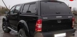 30 699 р. Накладки на колёсные арки с выносом 120 мм Delta 4x4 Toyota Hilux AN10,AN20 дорестайлинг (2004-2008) (Неокрашенные)  с доставкой в г. Самара. Увеличить фотографию 3