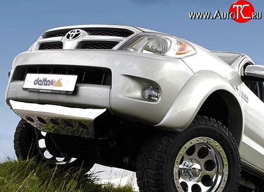 30 699 р. Накладки на колёсные арки с выносом 120 мм Delta 4x4 Toyota Hilux AN10,AN20 дорестайлинг (2004-2008) (Неокрашенные)  с доставкой в г. Самара