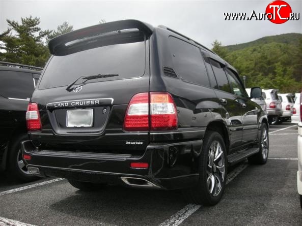 7 999 р. Спойлер Sport v2 Toyota Land Cruiser 10 100 1-ый рестайлинг (2002-2005) (Неокрашенный)  с доставкой в г. Самара