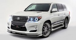 16 649 р. Элерон под передний бампер ELFORD SUV NEO Toyota Land Cruiser 200 1-ый рестайлинг (2012-2015) (Неокрашенная)  с доставкой в г. Самара. Увеличить фотографию 2