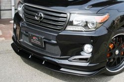 16 649 р. Элерон под передний бампер ELFORD SUV NEO Toyota Land Cruiser 200 1-ый рестайлинг (2012-2015) (Неокрашенная)  с доставкой в г. Самара. Увеличить фотографию 3