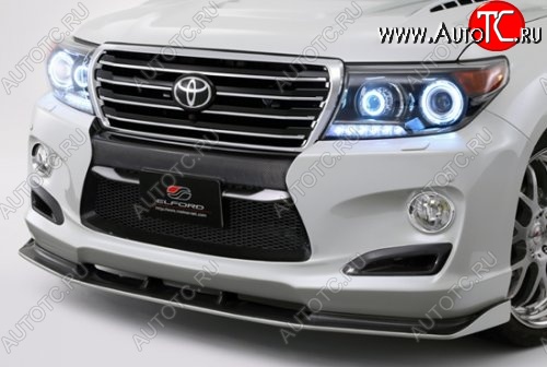16 649 р. Элерон под передний бампер ELFORD SUV NEO Toyota Land Cruiser 200 1-ый рестайлинг (2012-2015) (Неокрашенная)  с доставкой в г. Самара