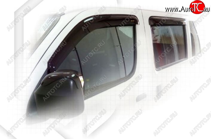2 199 р. Дефлектора окон CA-Plastic Toyota LiteAce S400 (2008-2020) (Classic полупрозрачный)  с доставкой в г. Самара