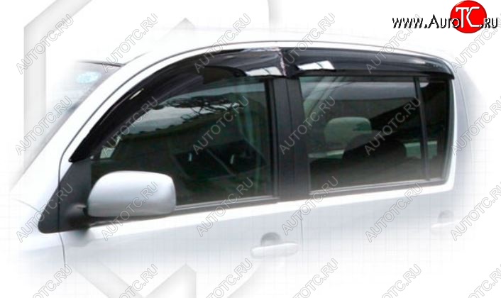 2 299 р. Дефлектора окон CA-Plastic Toyota Passo 1 (2004-2010) (Classic полупрозрачный)  с доставкой в г. Самара