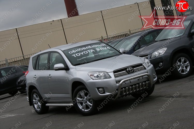 17 279 р. Защита переднего бампера Souz-96 (d60) Toyota RAV4 XA30 5 дв. 1-ый рестайлинг (2008-2010)  с доставкой в г. Самара