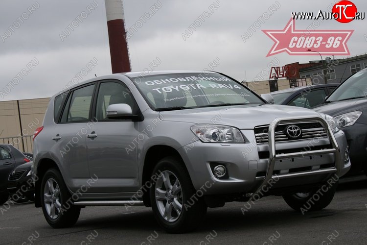 13 049 р. Защита переднего бампера Souz-96 (d60) Toyota RAV4 XA30 5 дв. 1-ый рестайлинг (2008-2010)  с доставкой в г. Самара