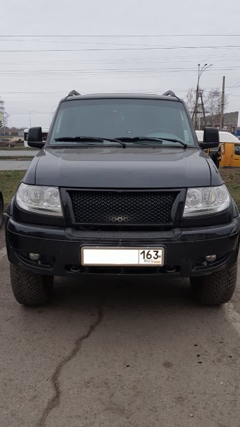 4 999 р. Решетка радиатора Ralex Зима-Лето  Уаз Патриот  3163 5 дв. (2005-2013) дорестайлинг (Окрашенная)  с доставкой в г. Самара. Увеличить фотографию 14