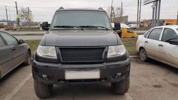 4 999 р. Решетка радиатора Ralex Зима-Лето  Уаз Патриот  3163 5 дв. (2005-2013) дорестайлинг (Окрашенная)  с доставкой в г. Самара. Увеличить фотографию 15