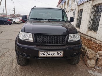 4 999 р. Решетка радиатора Ralex Зима-Лето  Уаз Патриот  3163 5 дв. (2005-2013) дорестайлинг (Окрашенная)  с доставкой в г. Самара. Увеличить фотографию 9